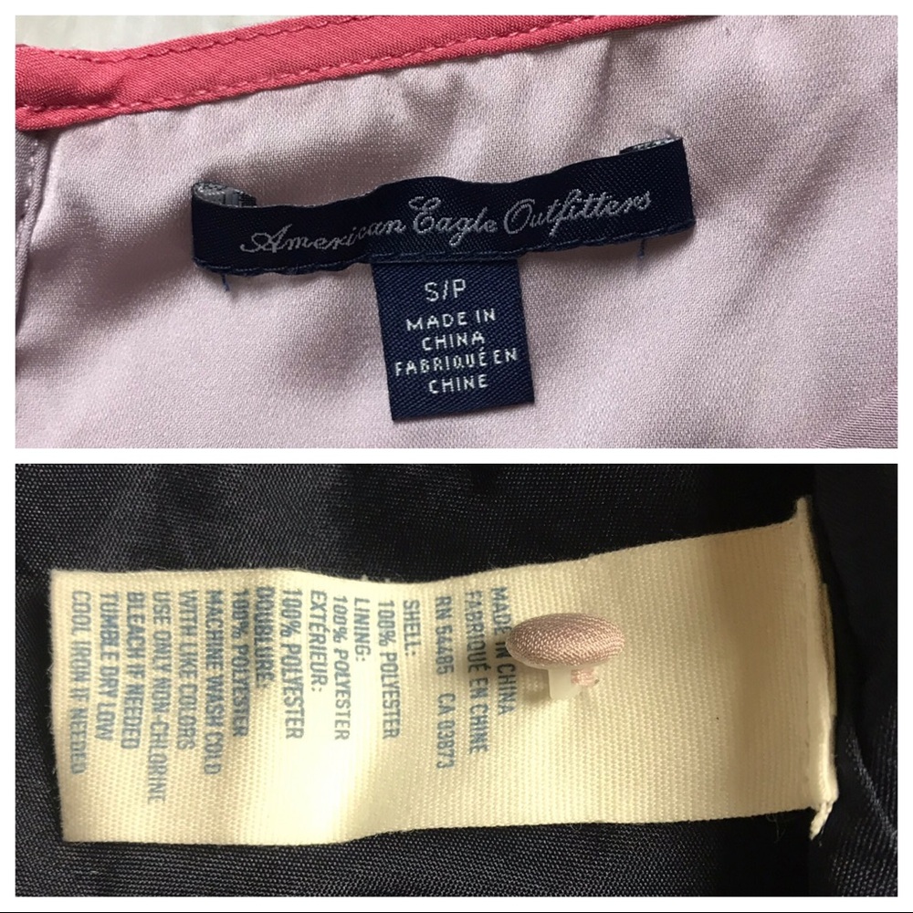American Eagle Outfitters Pleated Colorblock Dress - Picture 8 of 8